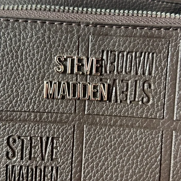 Steve Madden Cross-Body Purse Bag Brown - Picture 3 of 8